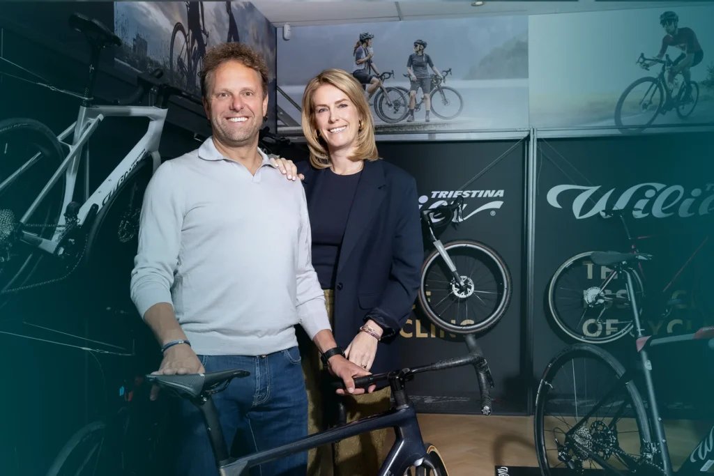 Ronald en Sabine in showroom Mutsaarsbike in Schijndel